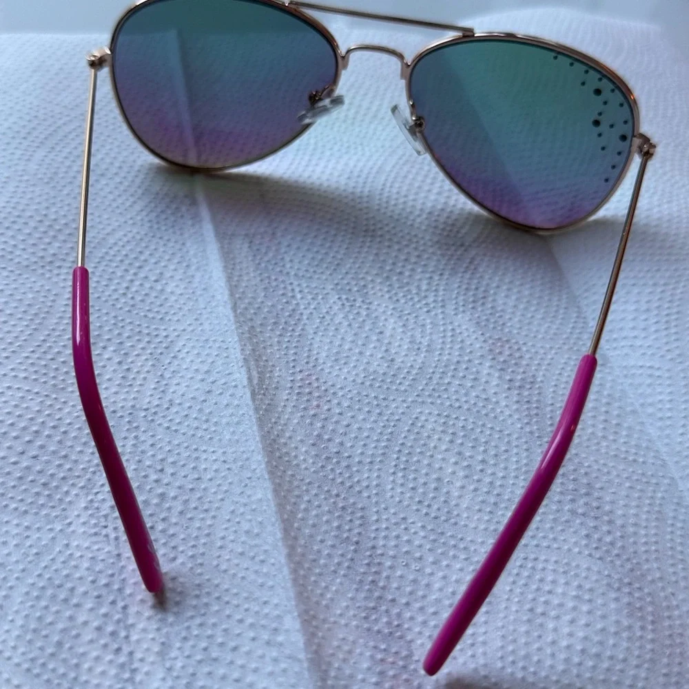 Justice Girls Aviator Sunglasses with Rhinestones